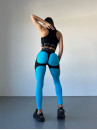 Легінси FITRUN Leggings Super Nuts Push-Up "Sky Blue Relief"