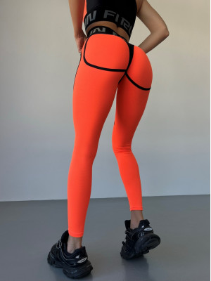 Легінси FITRUN  Leggings Super Nuts "Orange Relief"