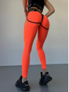 Leggings FITRUN  Leggings Super Nuts "Orange Relief"