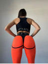 Легінси FITRUN  Leggings Super Nuts "Orange Relief"