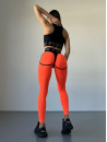 Leggings FITRUN  Leggings Super Nuts "Orange Relief"