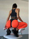 Leggings FITRUN  Leggings Super Nuts "Orange Relief"