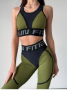 Leggings FITRUN  Leggings Super Nuts "Khaki Relief"