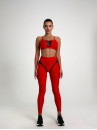 Leggings FITRUN Leggings SPIDER EVA "Red"