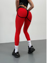 Leggings FITRUN  Leggings Super Nuts "Red"
