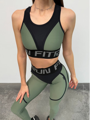 Leggings FITRUN  Leggings Super Nuts "Olive" Leggings FITRUN  Leggings Super Nuts "Olive"
