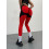 Leggings FITRUN Leggings Super Nuts Push-Up "Red"
