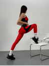 Легінси FITRUN Leggings Super Nuts Push-Up "Red"