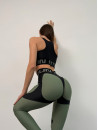Leggings FITRUN Leggings Super Nuts Push-Up "Olive"