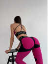 Leggings FITRUN Leggings Super Nuts Push-Up "Rose"