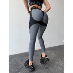 Leggings FITRUN Leggings Super Nuts Push-Up "Silver"