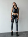 Легінси FITRUN Leggings Super Nuts Push-Up "Silver"