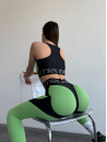 Leggings FITRUN Leggings Super Nuts Push-Up "Avocado Relief"