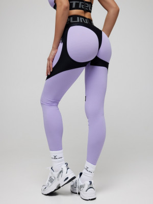 Легінси FITRUN Leggings Super Nuts Push-Up "Lilac Relief"