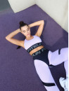 Leggings FITRUN Leggings Super Nuts Push-Up "Lilac Relief"