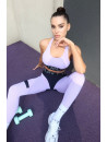 Легінси FITRUN Leggings Super Nuts Push-Up "Lilac Relief"