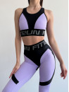 Легінси FITRUN Leggings Super Nuts Push-Up "Lilac Relief"