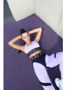 Легінси FITRUN Leggings Super Nuts Push-Up "Lilac Relief"