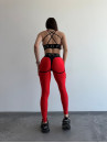 Легінси FITRUN  Leggings Super Nuts "Shine Bordo"