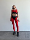 Легінси FITRUN  Leggings Super Nuts "Shine Bordo"