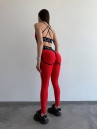 Легінси FITRUN  Leggings Super Nuts "Shine Bordo"