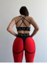 Легінси FITRUN  Leggings Super Nuts "Shine Bordo"