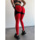 Leggings FITRUN Leggings Super Nuts Push-Up "Shine Bordo"