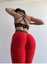Легінси FITRUN Leggings Super Nuts Push-Up "Total Shine Bordo"