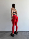 Leggings FITRUN Leggings Super Nuts Push-Up "Total Shine Bordo"