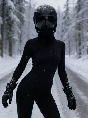 Леггинсы FITRUN Leggings Base WINTER "Black Fleece"