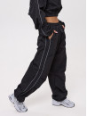 Жіночі вітрозахисні штани FITRUN Women's Woven Track Pants "Black"