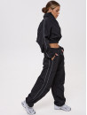 Жіночі вітрозахисні штани FITRUN Women's Woven Track Pants "Black"