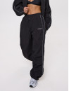 Жіночі вітрозахисні штани FITRUN Women's Woven Track Pants "Black"
