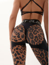 Леггинсы FITRUN Leggings Super Nuts Push-Up "Chocolate Leo"