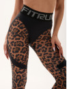 Леггинсы FITRUN Leggings Super Nuts Push-Up "Chocolate Leo"