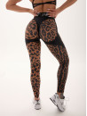 Леггинсы FITRUN Leggings Super Nuts Push-Up "Chocolate Leo"