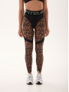Леггинсы FITRUN Leggings Super Nuts Push-Up "Chocolate Leo"