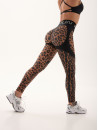 Леггинсы FITRUN Leggings Super Nuts Push-Up "Chocolate Leo"