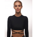 Long-sleeved top FITRUN Long Sleeve X "Black"