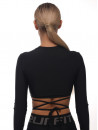 Long-sleeved top FITRUN Long Sleeve X "Black"