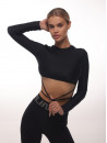 Long-sleeved top FITRUN Long Sleeve X "Black"