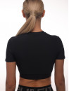 Футболка FITRUN Midi T-shirt "Total Black"