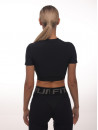 Футболка FITRUN Midi T-shirt "Total Black"