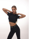 Футболка FITRUN Midi T-shirt "Total Black"