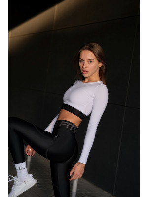 Укорочений рашгард FITRUN Rashguard Midi "White"