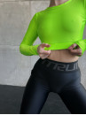 Укорочений рашгард FITRUN Rashguard Midi "Neon Green"