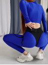 Shortened Rashguard FITRUN Rashguard Midi "Blue"