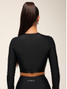 Топ з довгим рукавом FITRUN Long Sleeve Midi "Total Black"