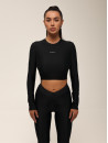 Топ з довгим рукавом FITRUN Long Sleeve Midi "Total Black"
