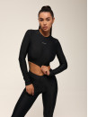 Топ з довгим рукавом FITRUN Long Sleeve Midi "Total Black"